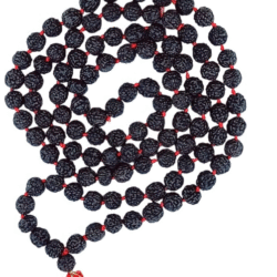 Black Rudraksha Mala
